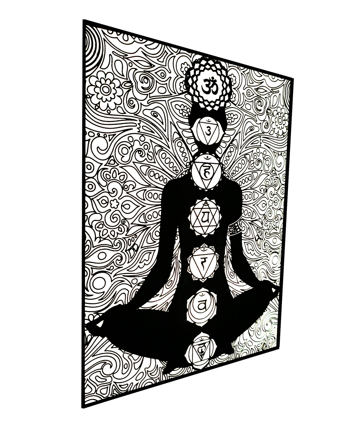 Tataruga Samtbild zum Ausmalen – A3 – für Marker, Farbstifte & Aquarell