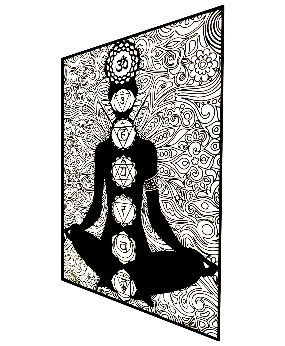 Tataruga Samtbild zum Ausmalen – A3 – für Marker, Farbstifte & Aquarell
