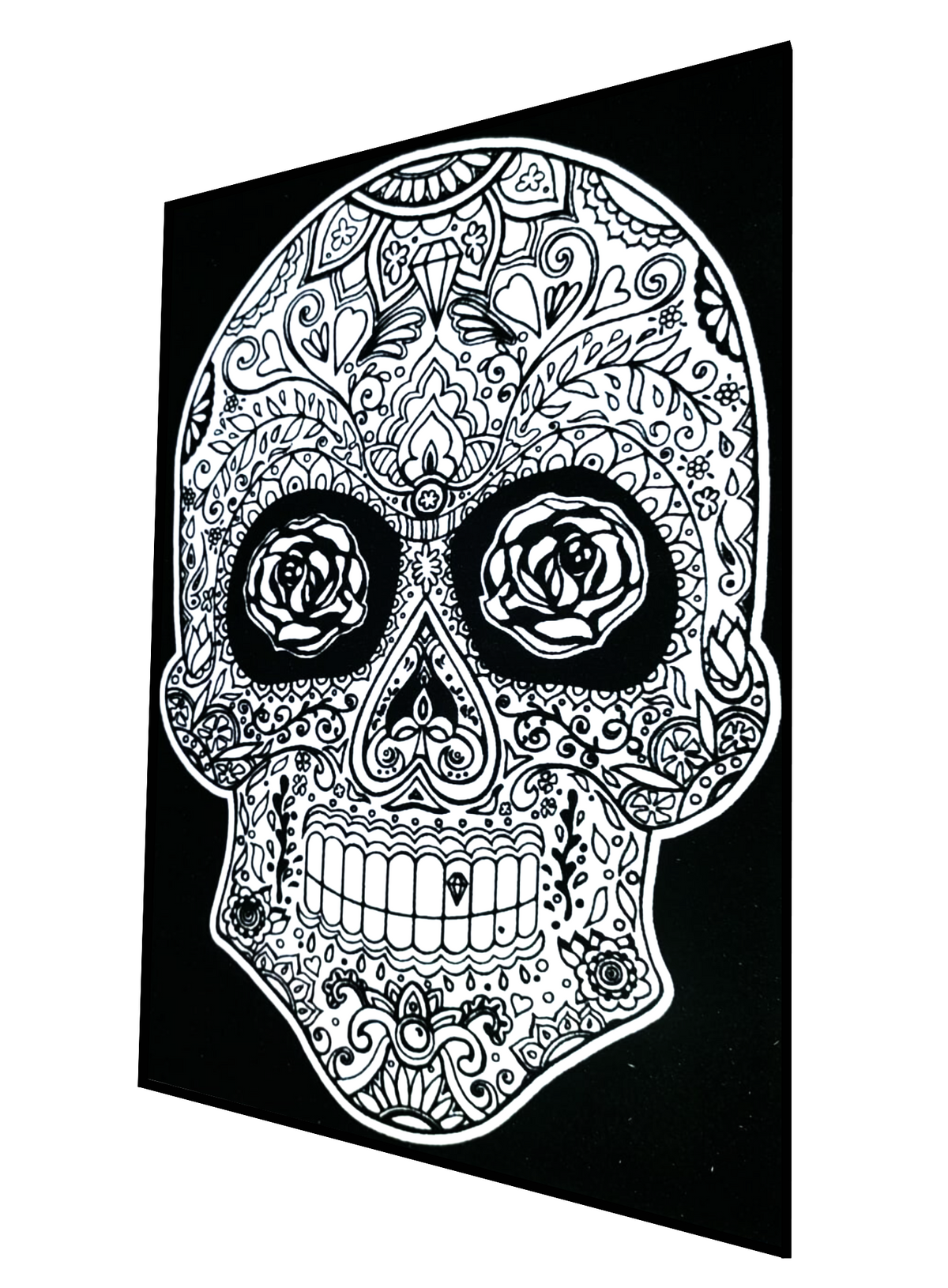 Tataruga Samtbild Malkarten – A4 – saugfähiges Papier mit Samt – für Marker, Farbstifte & Aquarell