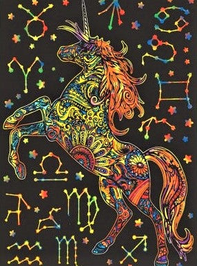 Tataruga Samtbild zum Ausmalen – 35 × 47,5 cm – mit Samt, für Marker, Farbstifte & Aquarell