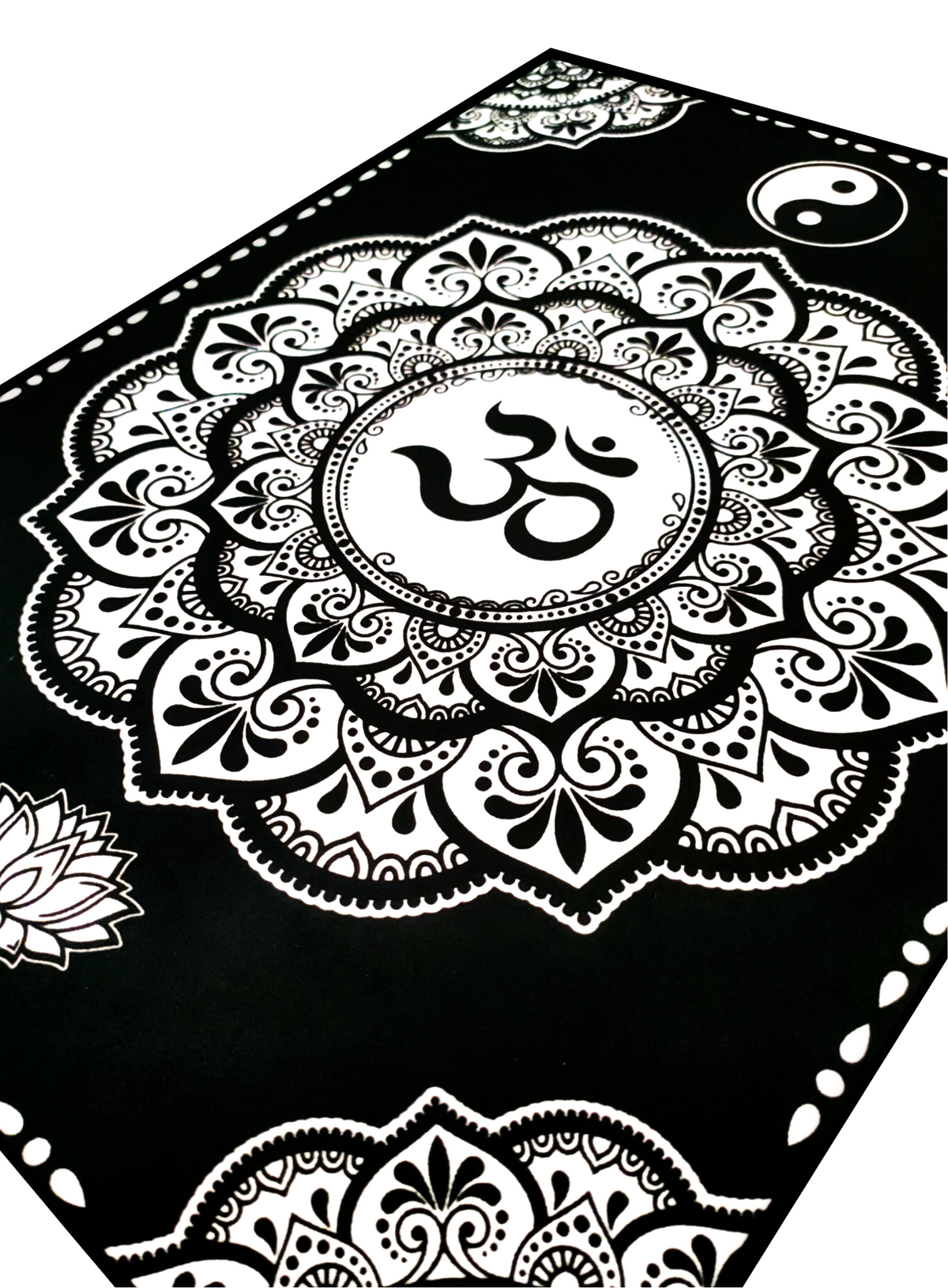 Tataruga Samtbild zum Ausmalen Mandala OM – A3 – für Marker, Farbstifte & Aquarell