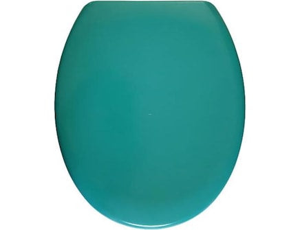 Diaqua Barbana – Toilettensitz – Duroplast, türkis, mit Deckel, mit Absenkautomatik, 37,5 × 44 cm