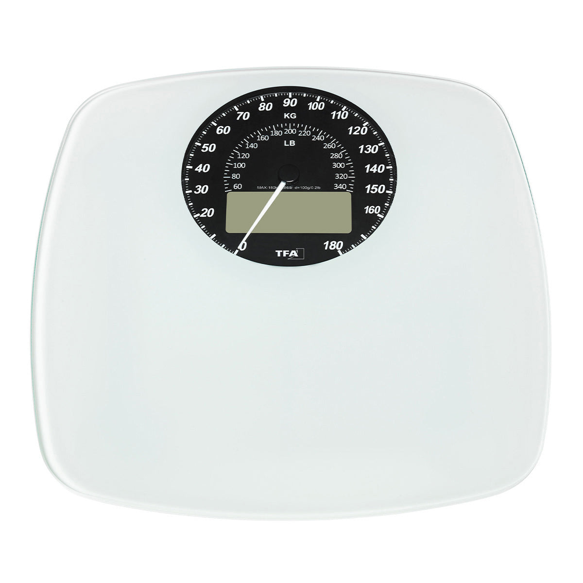 TFA-Dostmann Digitale Personenwaage SWING – Glas – 180 kg