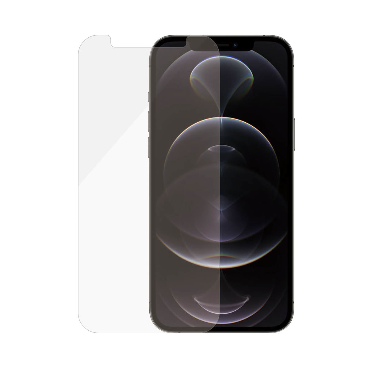 PanzerGlass Displayschutzglas – für Apple iPhone 12/12 Pro, Hartglas, Transparent