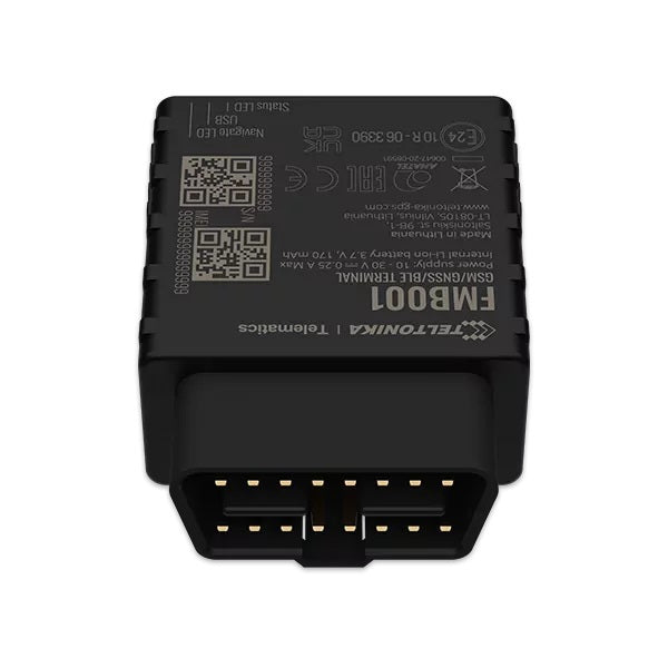 Teltonika FMB001 – 2G Tracker, Single SIM, Akku 170 mAh, Mikro-USB, IP41, Schwarz
