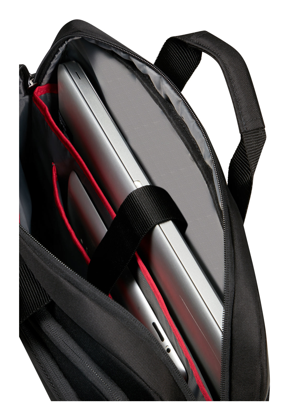 Samsonite GUARDIT 3.0 SLIM Notebook-Tasche bis 17,3" – Trolley-Band, abnehmbarer Schultergurt – Schwarz