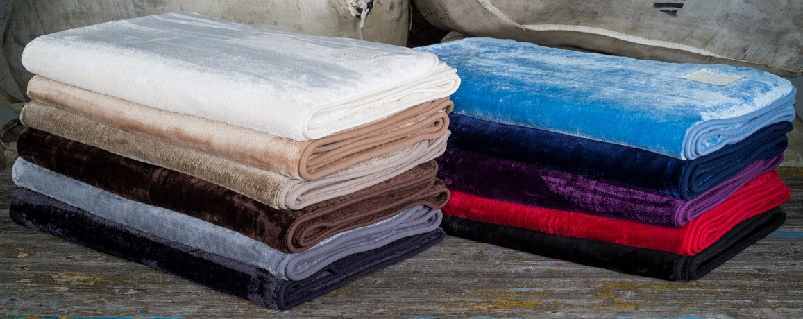 Eskimo Wohndecke – 150 × 200 cm, Micro-Polyester, Weiss