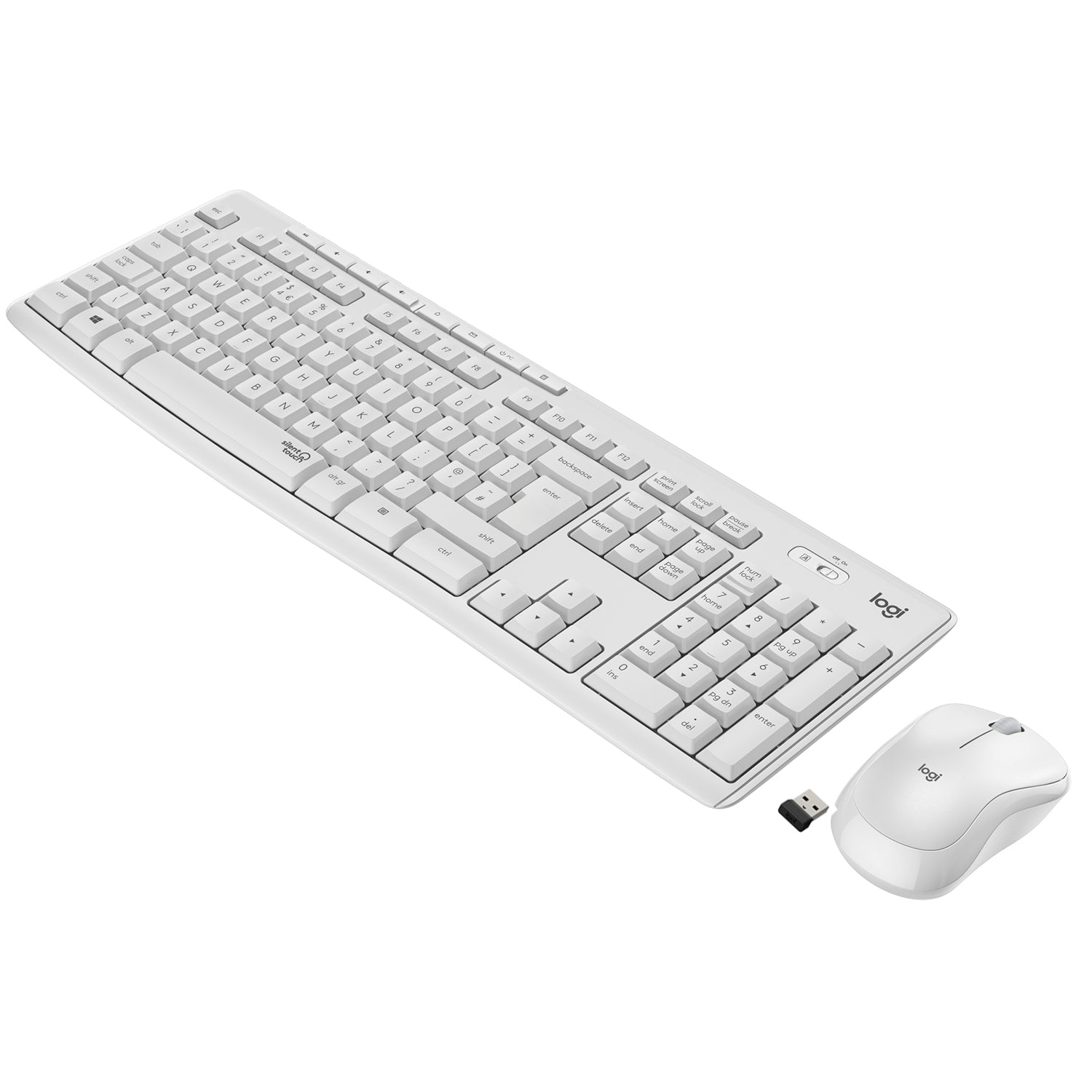 Logitech Tastatur, kabellos (2,4 GHz), FR-Layout (FR) – für Windows 10, Windows 11 & ChromeOS