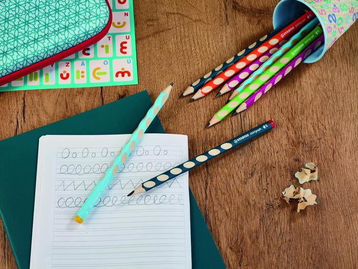 STABILO EASYgraph Bleistift HB, dreieckig, Jumbo, für Linkshänder