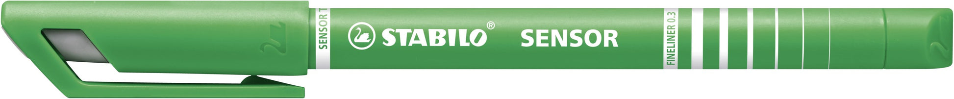 STABILO Sensor F Fineliner – 4er-Set 0,3 mm – 4 Farben, sortiert