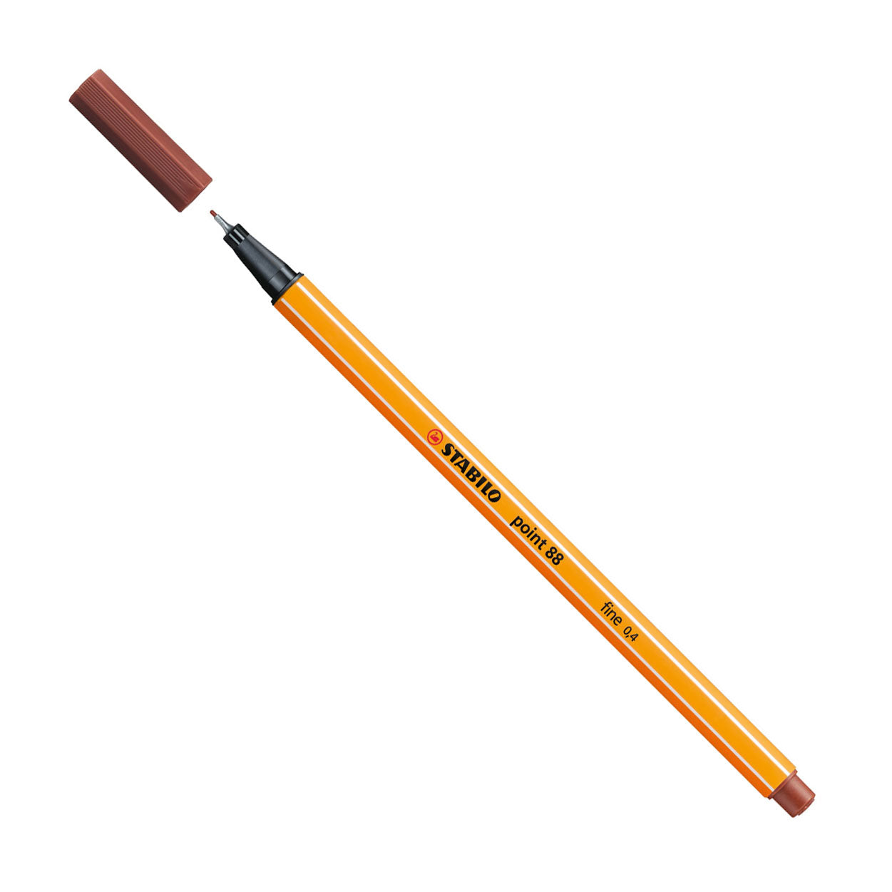 STABILO point 88 Fineliner 0,4 mm – braun