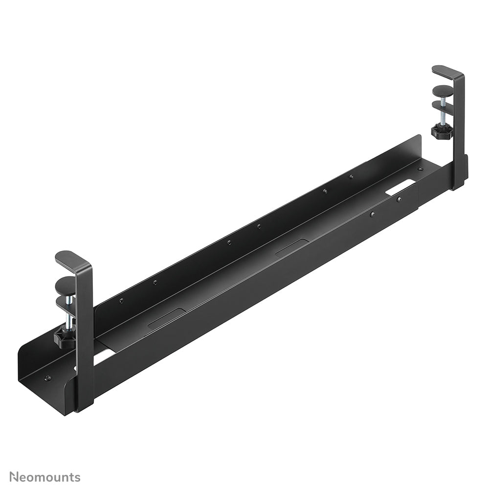 Neomounts ADS07-120BL Kabelwanne – Verstellbar 0,8–1,2 m – Klemmbefestigung, max. 5 kg – Schwarz