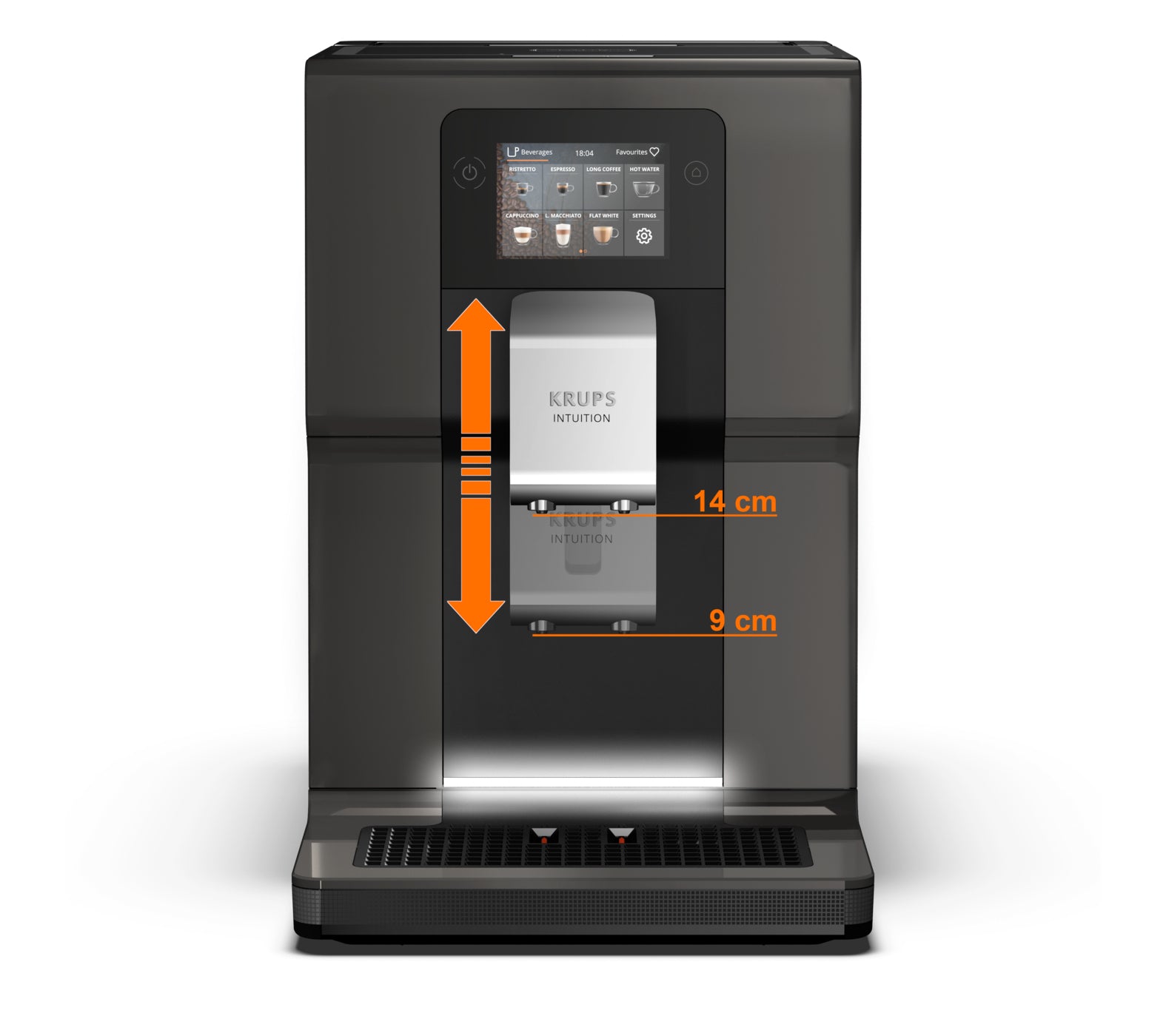 Krups EA872B Kaffeevollautomat – 3 l, 250 g, Schwarz
