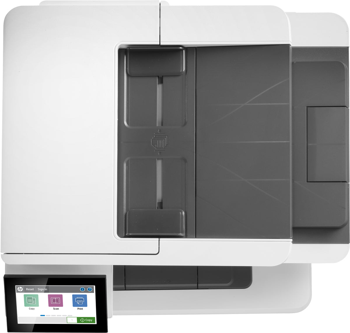 HP LaserJet Enterprise MFP M430f – SW-Laser-Multifunktionsdrucker, A4, 4-in-1, Duplex, ADF, WLAN/LAN