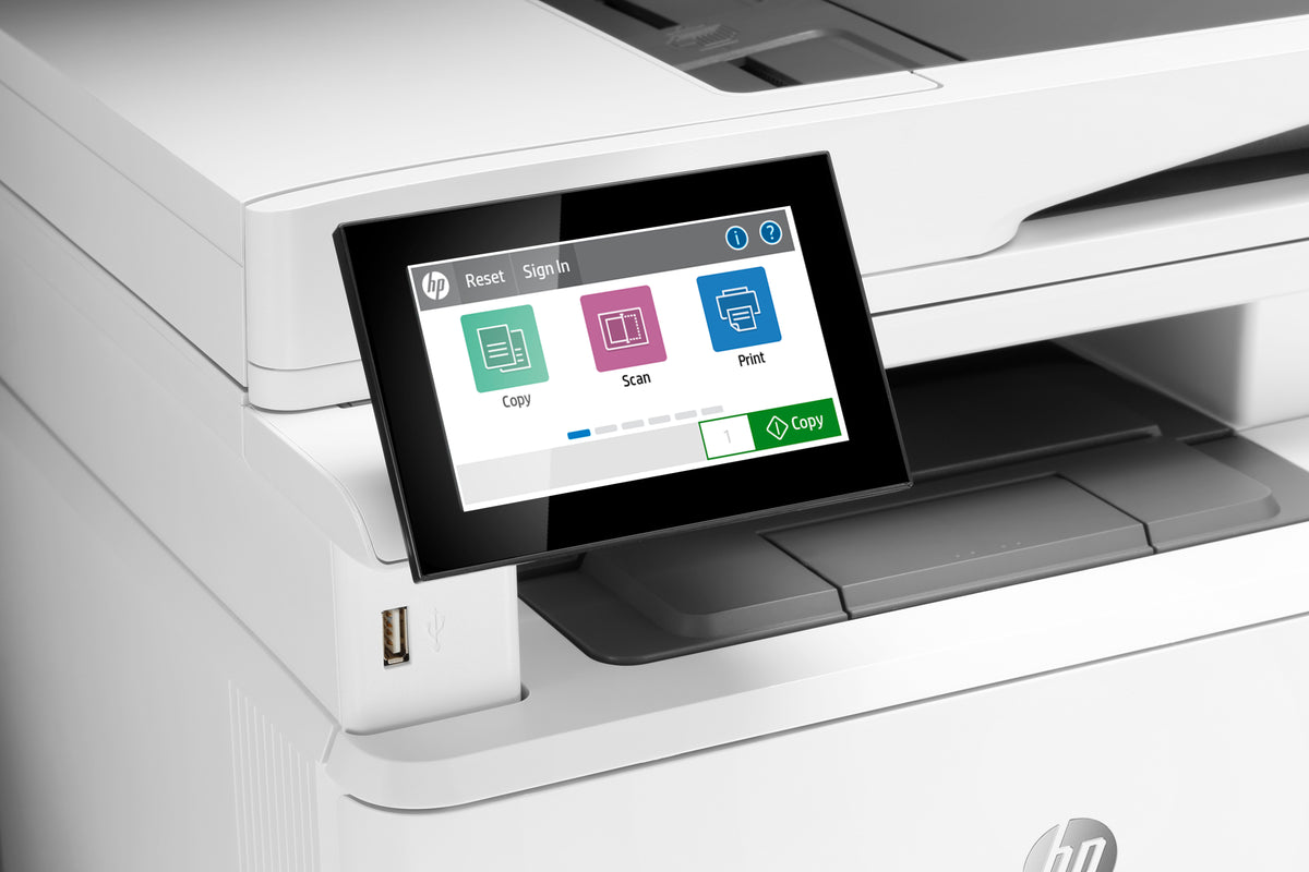 HP LaserJet Enterprise MFP M430f – SW-Laser-Multifunktionsdrucker, A4, 4-in-1, Duplex, ADF, WLAN/LAN