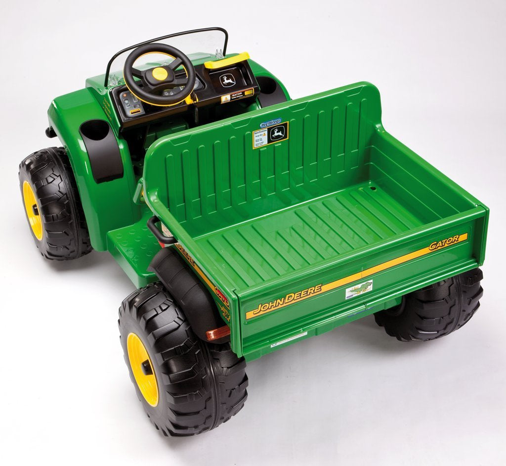 Peg Perego John Deere Gator HPX 12V Elektro-Kinderfahrzeug – 89,5×69×131 cm – 6,8 km/h – ab 3 J. – grün/gelb