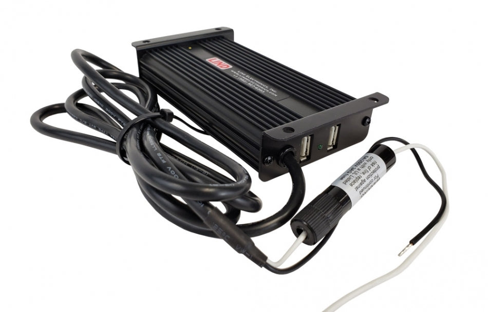 Gamber-Johnson 7300-0453 Netzteil 20–60 V Eingang, 5 V/4 A – für 7160-0402, 7160-0402-03 und andere – schwarz