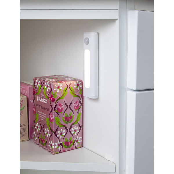 Star Trading Nachtlampe 357-27 – 35 lm, 3000 K, Akku/Batterie, Dämmerungs- und Bewegungssensor, IP20 – Weiss