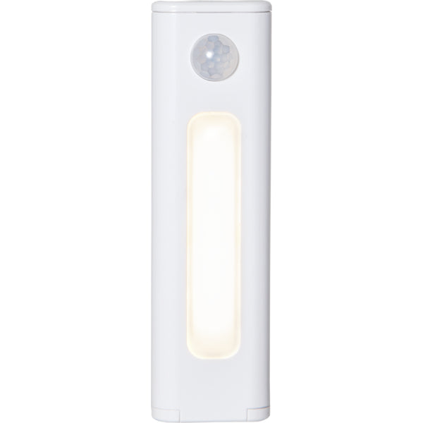 Star Trading Nachtlampe 357-27 – 35 lm, 3000 K, Akku/Batterie, Dämmerungs- und Bewegungssensor, IP20 – Weiss