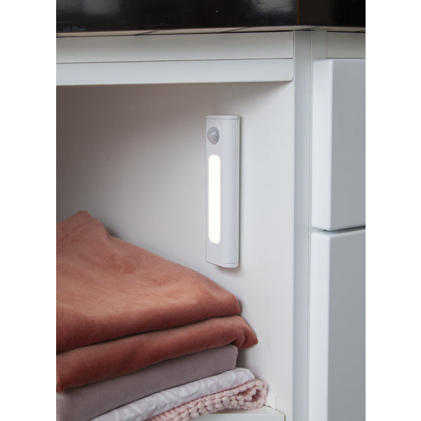 Star Trading Nachtlampe 357-27 – 35 lm, 3000 K, Akku/Batterie, Dämmerungs- und Bewegungssensor, IP20 – Weiss