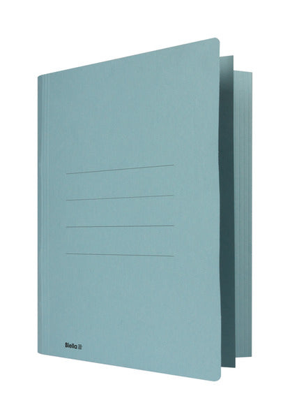 Biella Schnellhefter Praxis – A4, Karton, blau, Beschriftungslinien, 320 g/m²