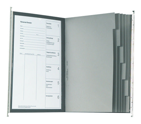 Biella Hängeordner für A4 – Karton, beige, 320 × 250 mm, mit Vordruck