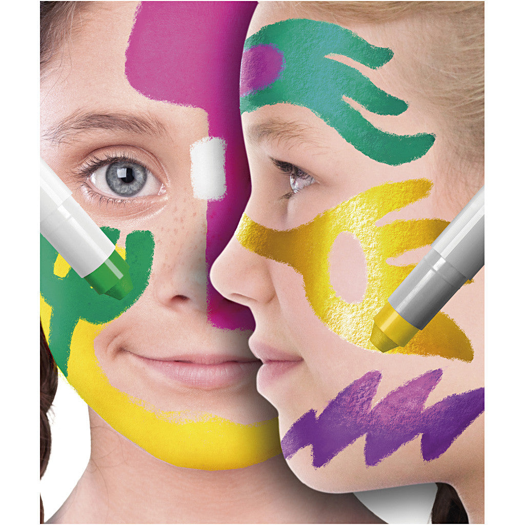 Eulenspiegel Schminkstifte – Set – 6 Farben, Metallic
