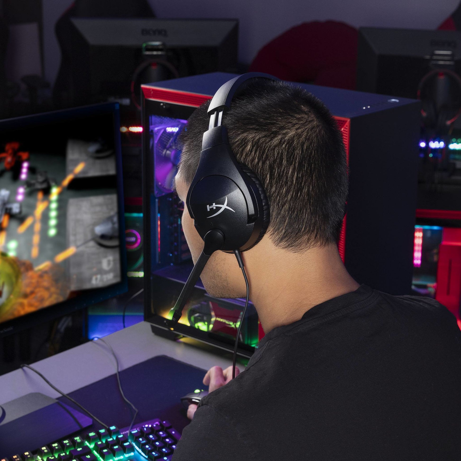 HyperX Cloud Stinger S Gaming-Headset – Over-Ear, Stereo, Kabelgebunden, 3,5 mm Klinke, Schwarz