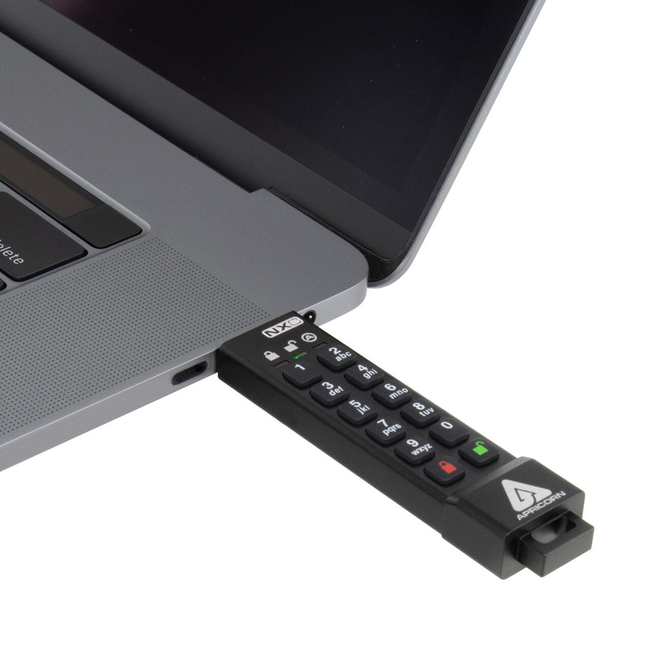 Apricorn ASK3-NXC-128GB – 128 GB, USB 3.2 Gen 1 (USB Typ-C), IP68, Hardwareverschlüsselung