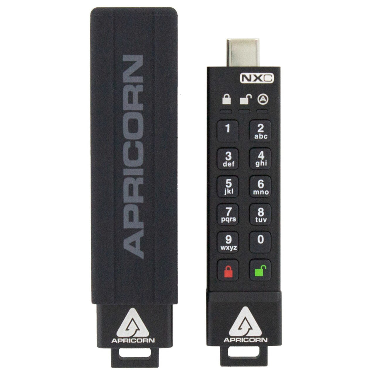 Apricorn ASK3-NXC-128GB – 128 GB, USB 3.2 Gen 1 (USB Typ-C), IP68, Hardwareverschlüsselung