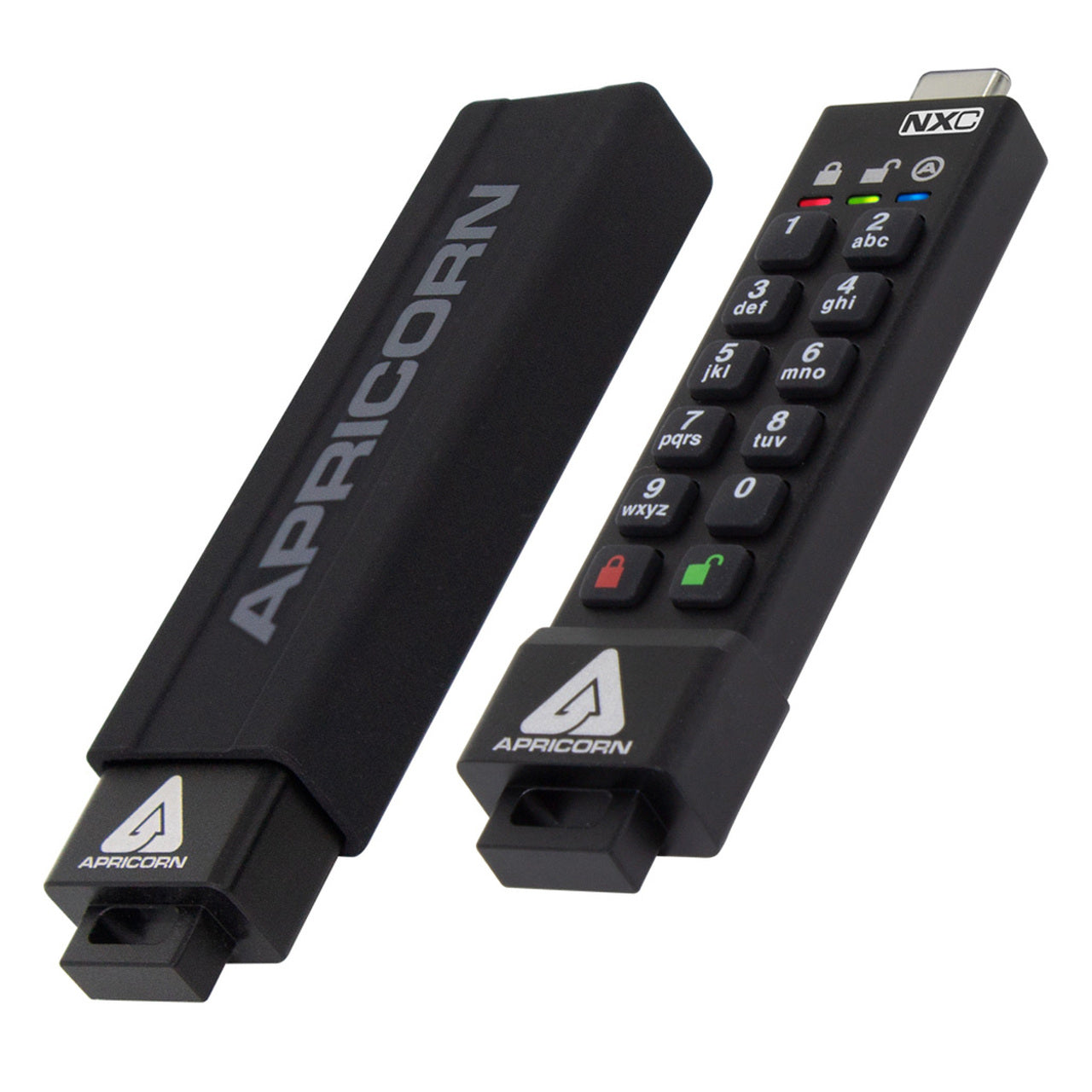 Apricorn Aegis Secure Key 3NXC USB-Stick 16 GB – USB-A 3,2 Gen 1, AES-256 (XTS), FIPS 140-2, PIN, IP68