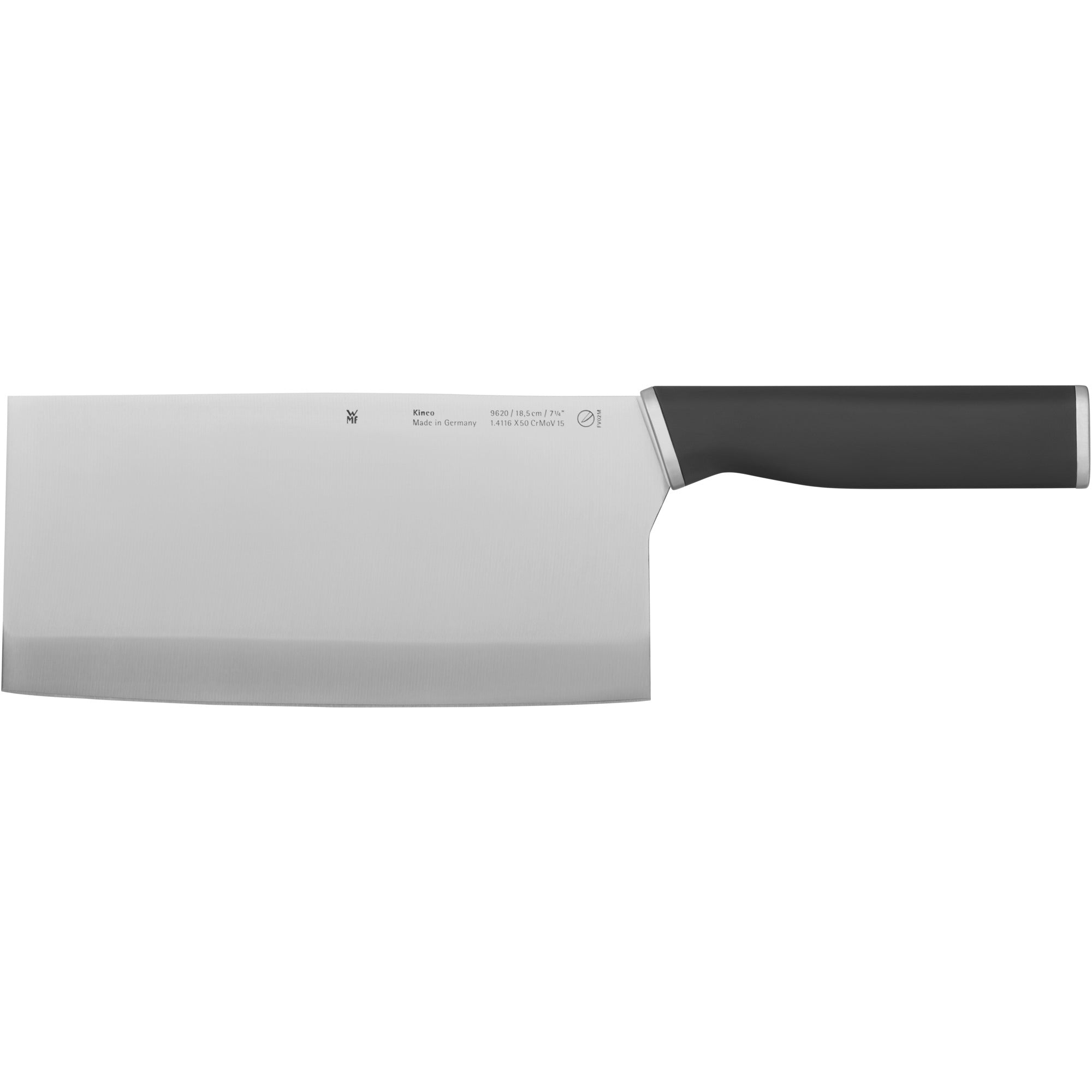 WMF Kineo – Chinesisches Kochmesser 18,5 cm, Edelstahl, Kunststoff, schwarz