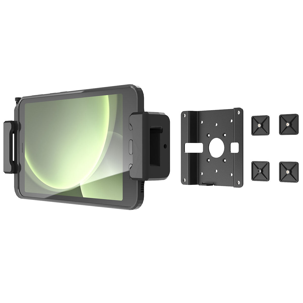Compulocks Tablet-Wandhalterung – für robuste Tablets 7–13" – Glassaugnapf – Schwarz