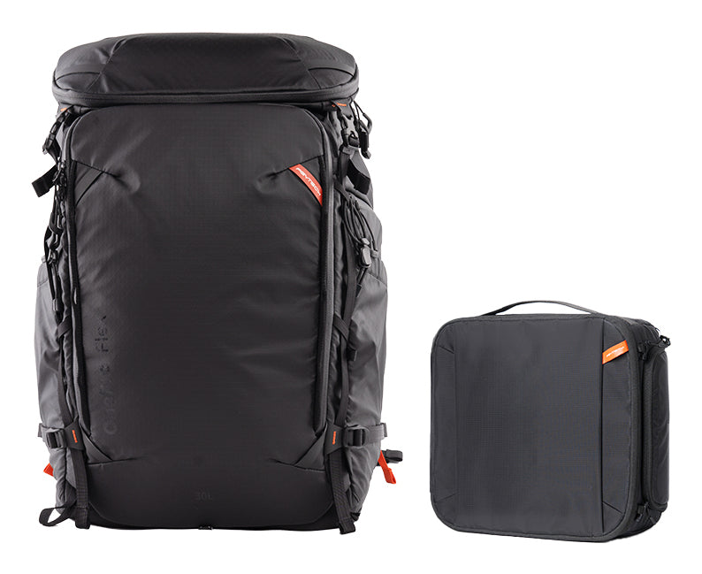 PGYTECH OnePro Flex Kamerarucksack – 50 L, Cordura/PU, Notebookfach – für DSLR und spiegellose Kameras