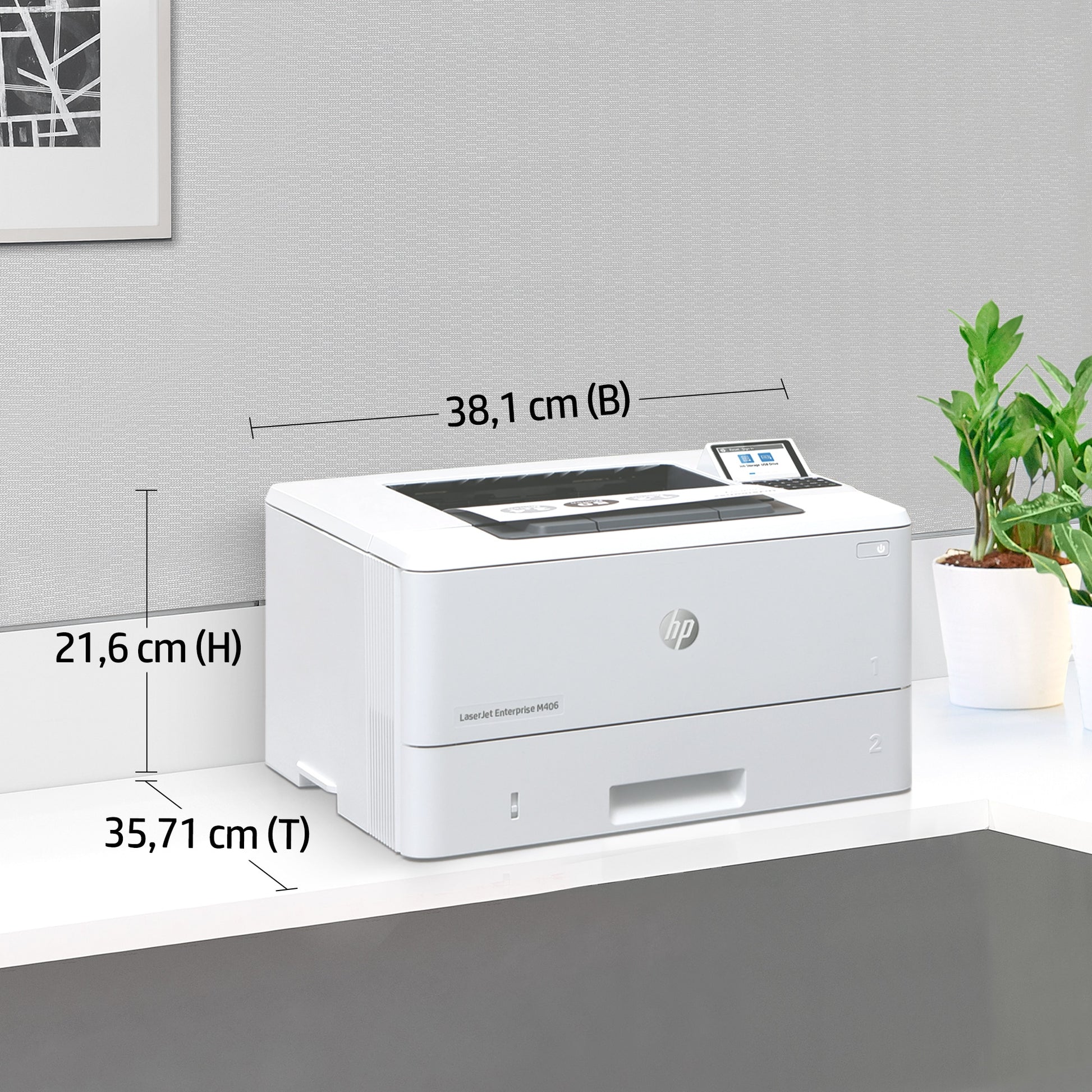 HP LaserJet Enterprise M406dn – 40 Seiten/Min.