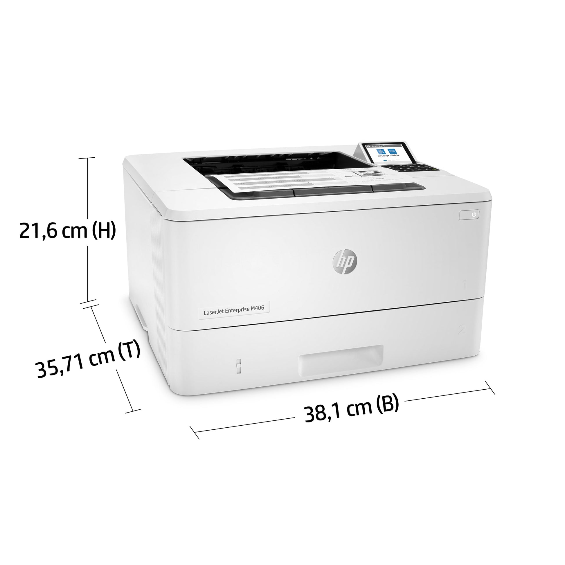 HP LaserJet Enterprise M406dn – 40 Seiten/Min.