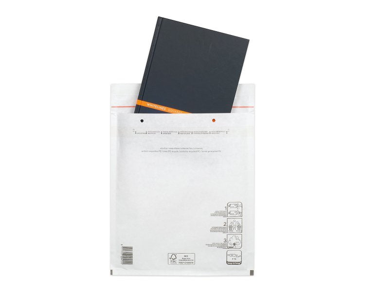 Elco Luftpolstertasche – 240 × 270 mm, weiss – 100 Stück