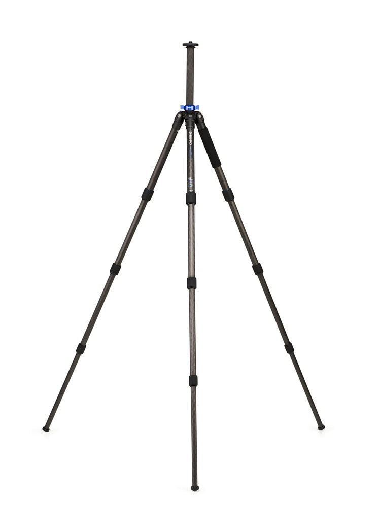 Benro Mach3 TMA38CL Dreibeinstativ – bis 177 cm, 16 kg Traglast, Carbon, 4 Sektionen – 3/8" Gewinde