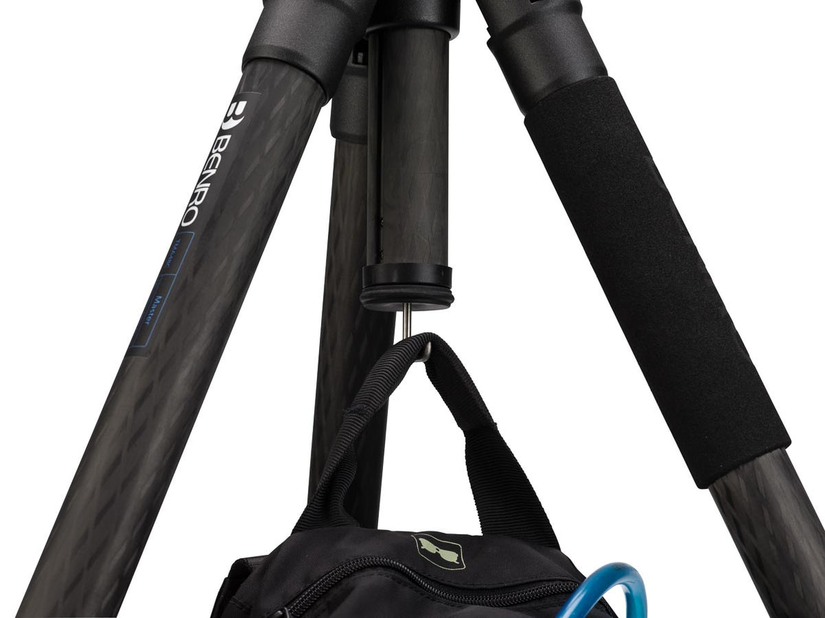 Benro Mach3 TMA47AXL Stativ – 2,16 m, 20 kg Traglast, 3 Sektionen, 3/8" Montage – Schwarz