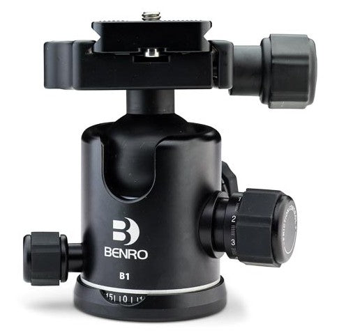 Benro B1 Kugelkopf – Traglast 14 kg, Höhe 100 mm – Schwarz