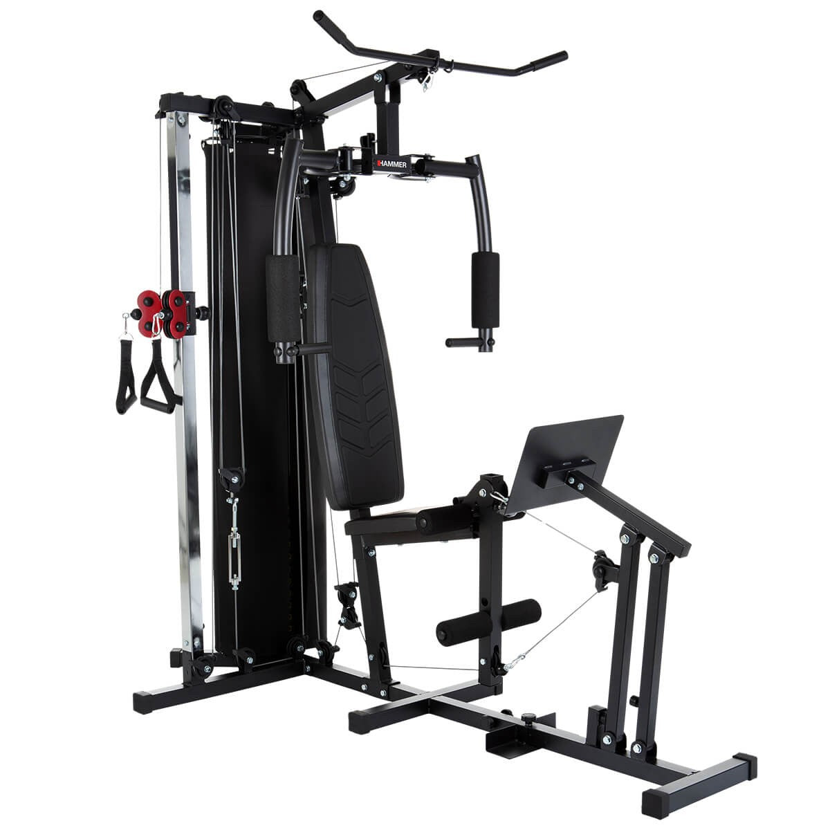 HAMMER Ferrum – Kraftstation TX3, 180 kg, 210 × 120 × 198 cm – Schwarz