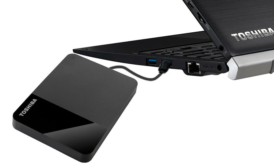 Toshiba Canvio Ready 2 TB – USB 3,2 Gen 1 (Micro-USB-B), für 2,5" HDD