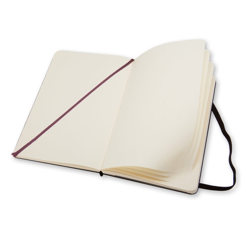 Moleskine Notizbuch, 90 × 140 mm, blanko, Leimbindung, Hardcover, 192 Seiten, 70 g/m² – schwarz
