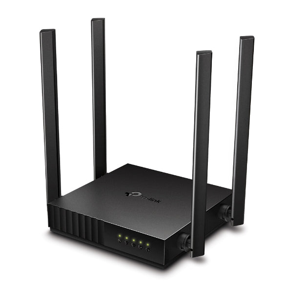 TP-Link Archer C54 – WLAN-Router, Wi-Fi 5, Dual-Band, bis 867 Mbit/s, 4x LAN (Fast Ethernet), Schwarz