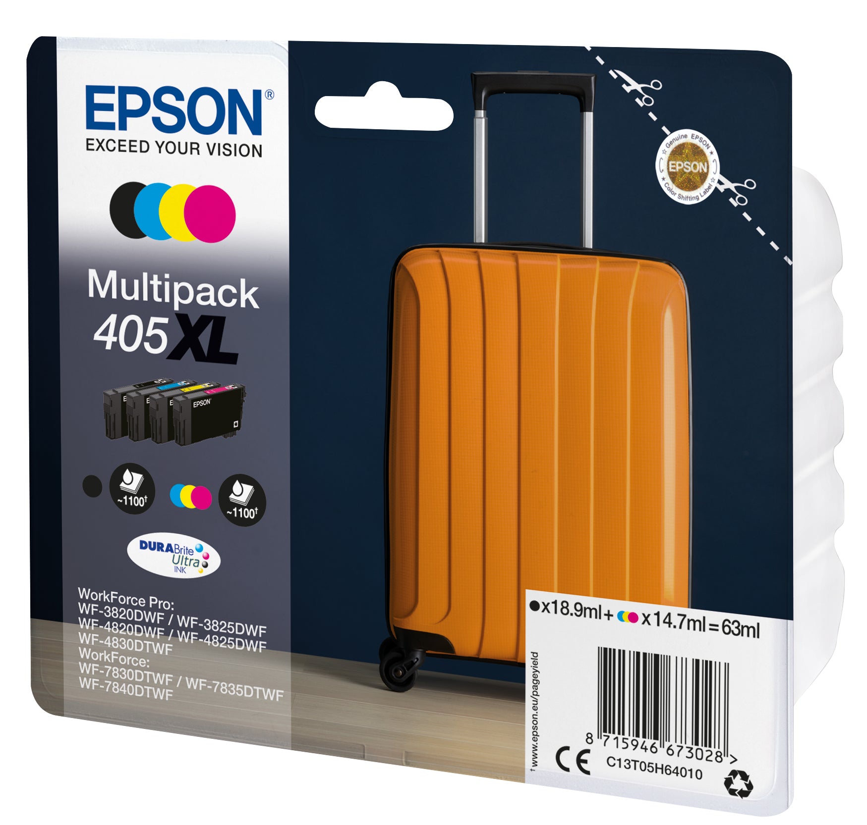 Epson Tintenpatronen-Multipack 405XL, CMYK – für 405XL-Modelle