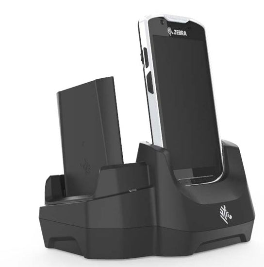 Zebra Ladestation – Ethernet & USB – für TC5x Terminals – inkl. 1 Slot, 1 Ersatz, Netzteil