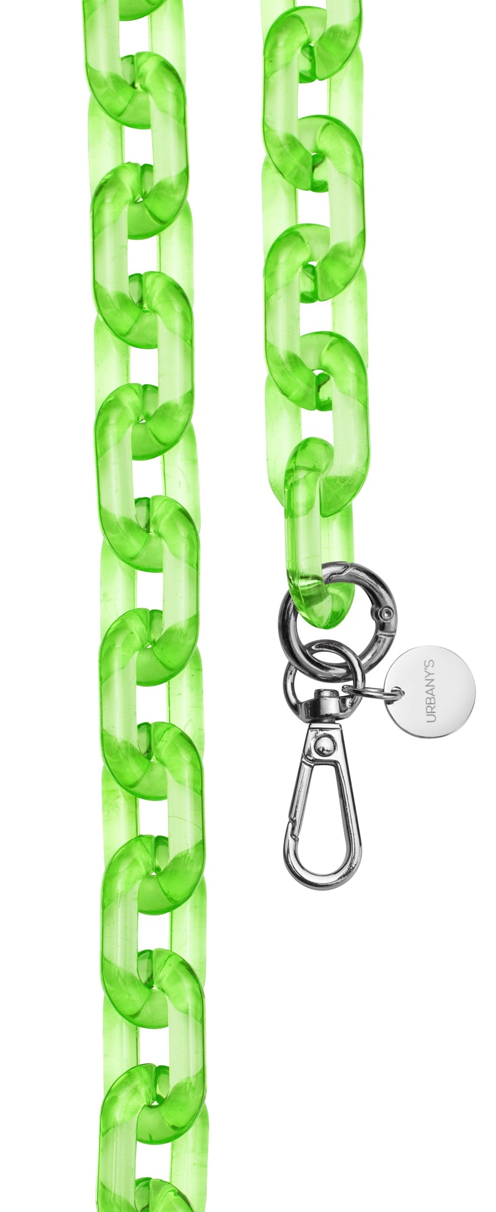 Urbany's Shinjuku – Smartphone-Trageband – für Handyhülle, für Smartphones, 1,2 m, Grün/Transparent
