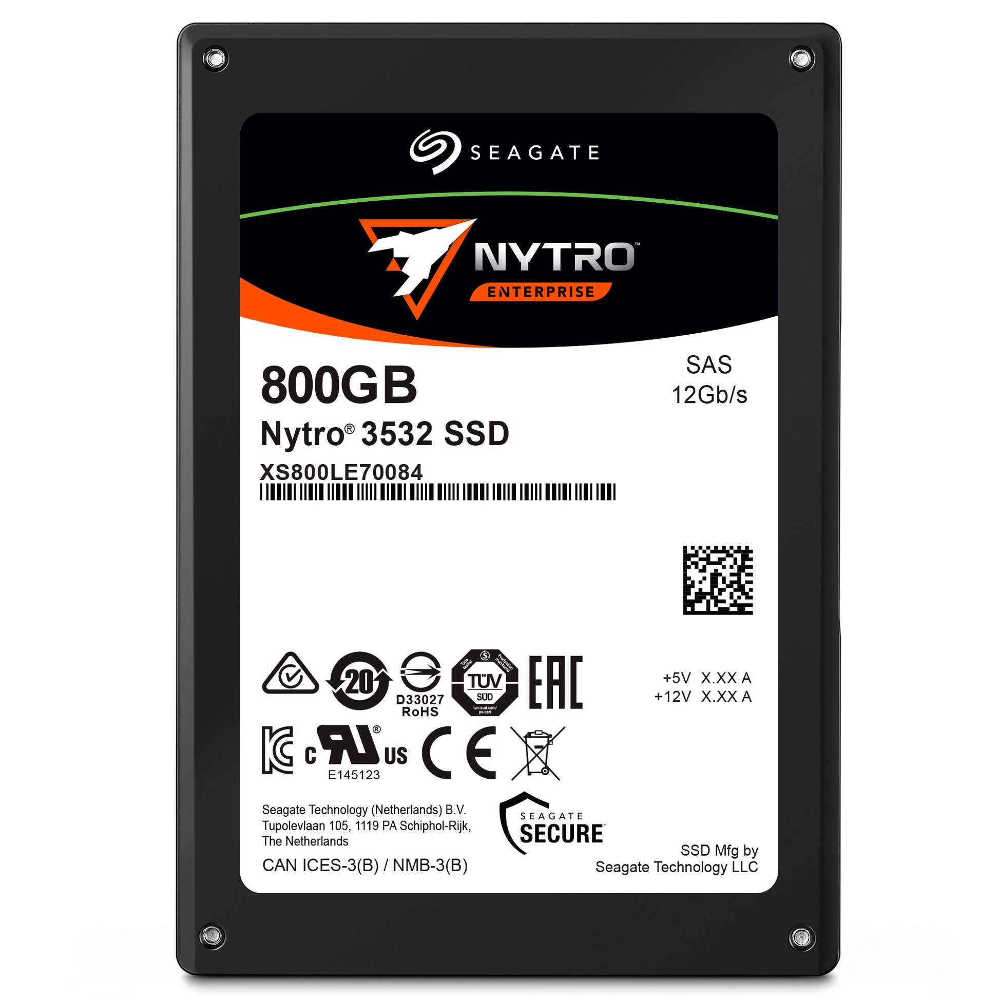 Seagate Nytro 3532 – 2,5" SAS-SSD, 800 GB