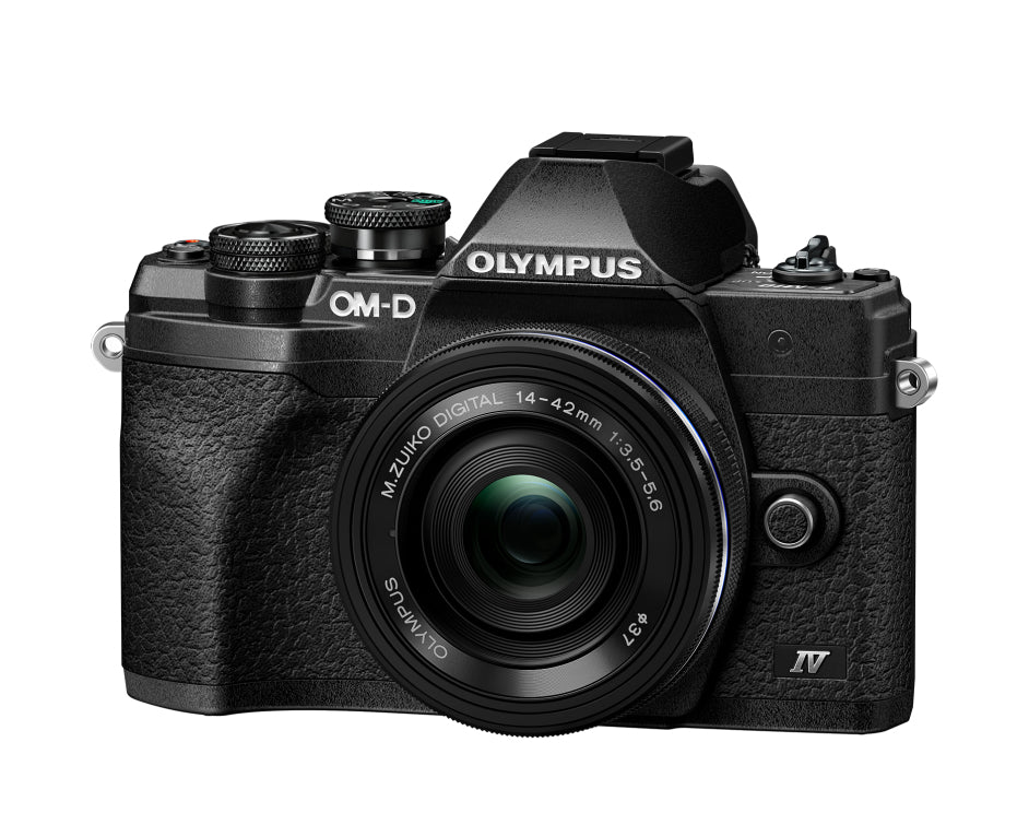 Olympus E-M10 Mark IV Kit ED 14–42mm f/3,5–5,6 EZ – Micro-Four-Thirds, 20,3 MP, 4K, schwarz