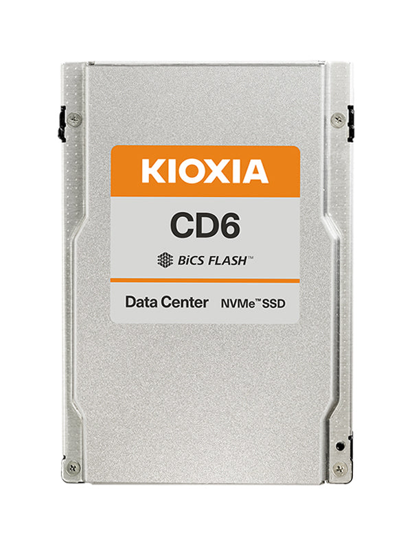 Kioxia CD6-R – 2,5" 7,68 TB SSD, PCIe 4.0 NVMe, 6,2 GB/s Lesen, 4,0 GB/s Schreiben